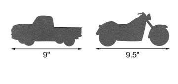 Truck & Motorcycle Tracing Template Set 2pc